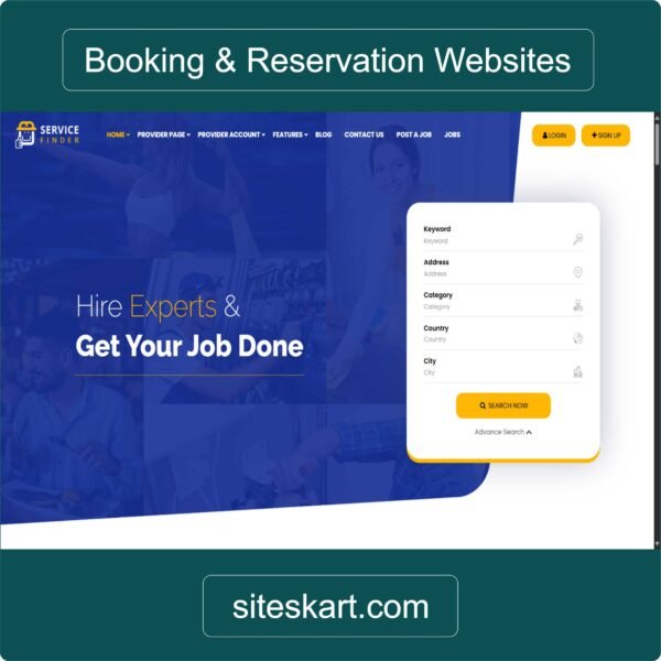 Booking & Reservation Websites